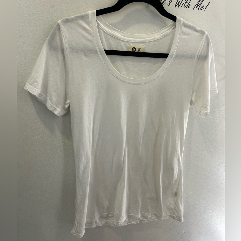 American Giant White tshirt size M